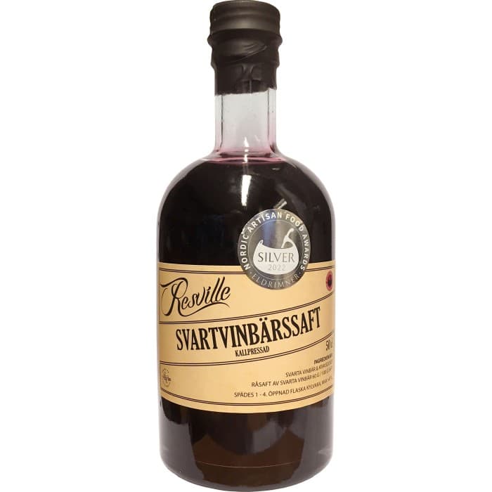 Resville Svartvinbärssaft Kallpressad 50cl