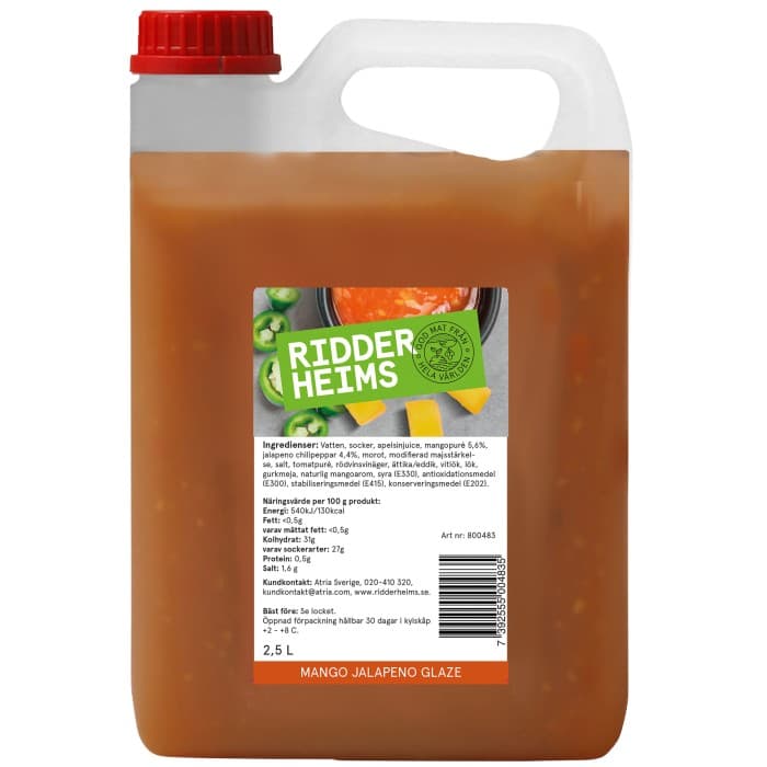 Ridderheims Mango Jalapeno Glaze 2,5L