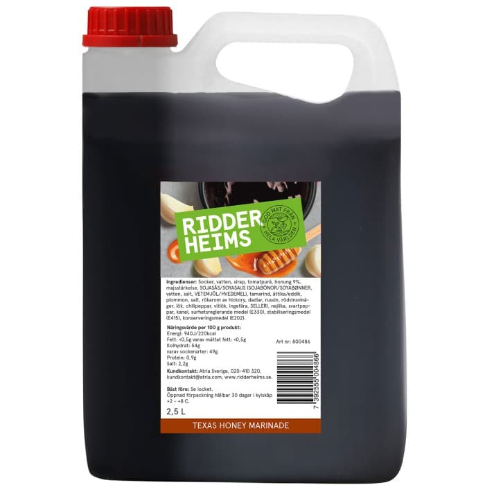 Ridderheims Texas Honey Marinade 2,5L