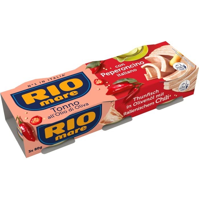 Rio Mare Tonfisk i Olivolja med Chili 3x65g från Rio Mare – köp hos Delitea