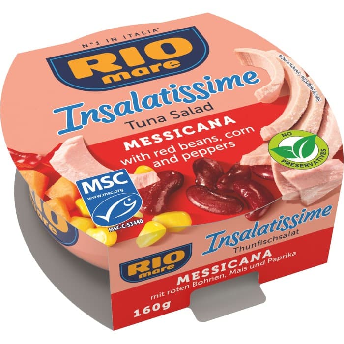 Rio Mare Tonfisksallad Mexikana 160g – från Rio Mare – 39 kr – hos Delitea