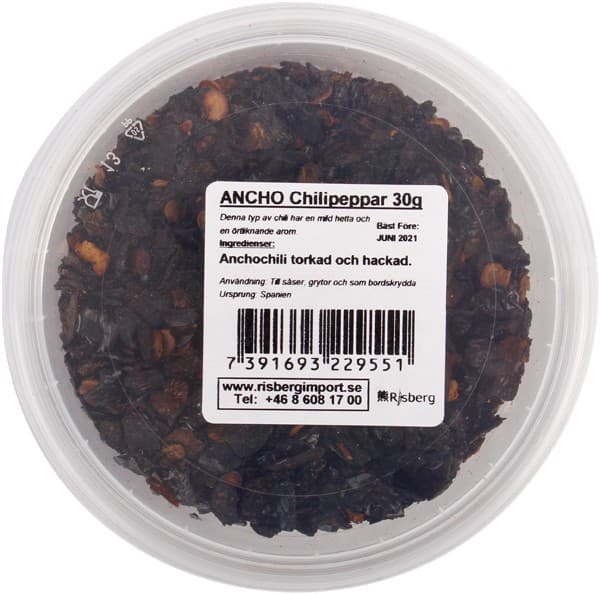 Risberg Ancho Chili Flakes 30g – från Risberg – 29 kr – hos Delitea