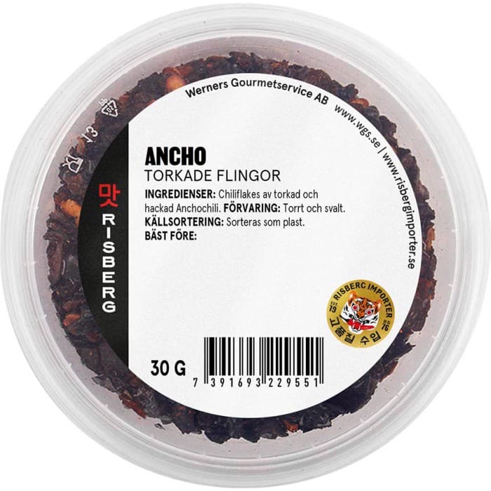 Risberg Ancho Chili Flakes 30g - från Risberg - 27 kr - hos Delitea