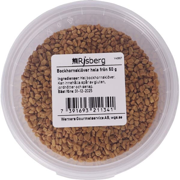 Risberg Bockhornsklöver Hela Frön 50g – från Risberg – 24 kr – hos Delitea