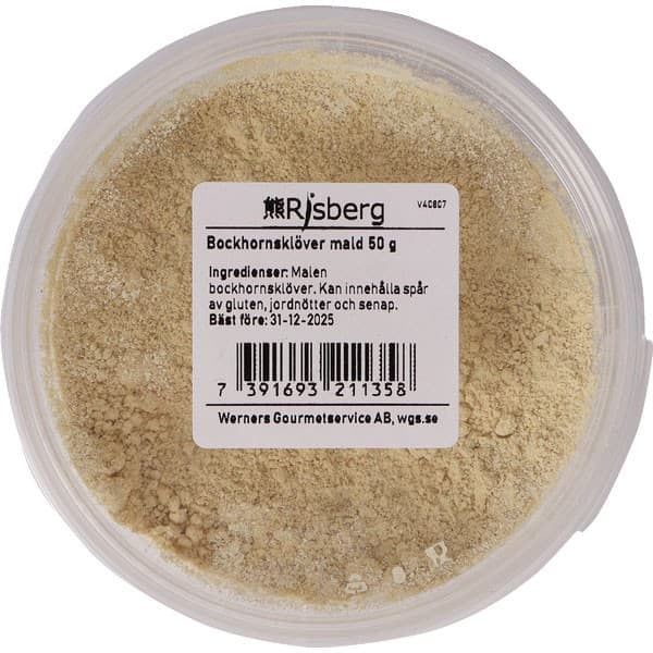 Risberg Bockhornsklöver Mald 50g – från Risberg – 22 kr – hos Delitea