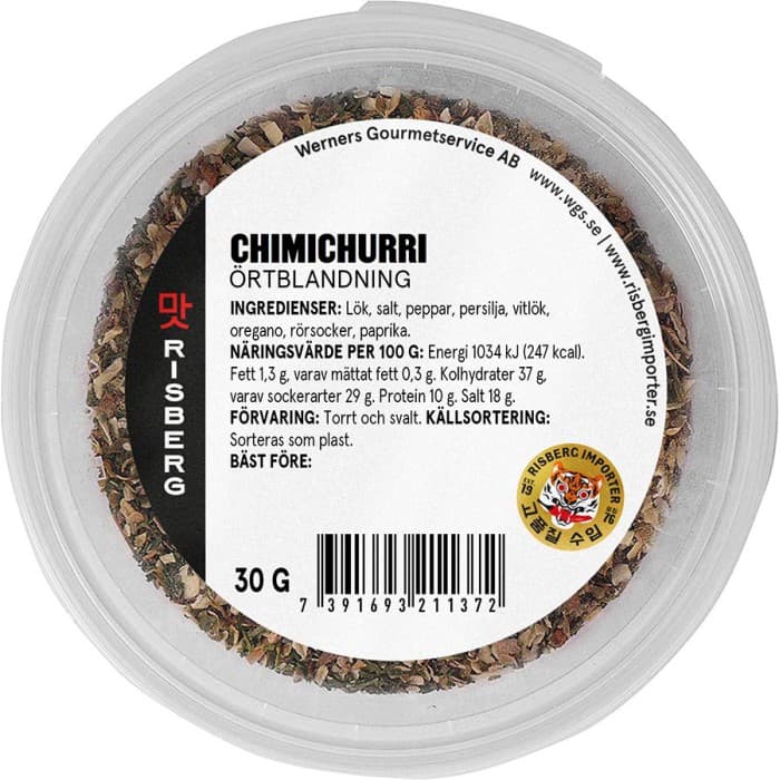 Risberg Chimichurri Krydda 30g - från Risberg - 21 kr - hos Delitea