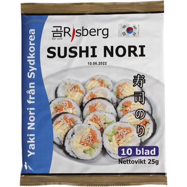 Risberg Nori Sjögräsblad 25g från Risberg – köp hos Delitea