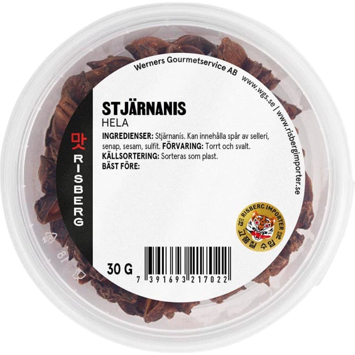 Risberg Stjärnanis Hel 30g - från Risberg - 37 kr - hos Delitea