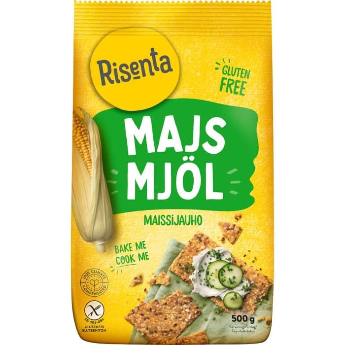 Risenta Majsmjöl Glutenfri 500g från Risenta – köp hos Delitea