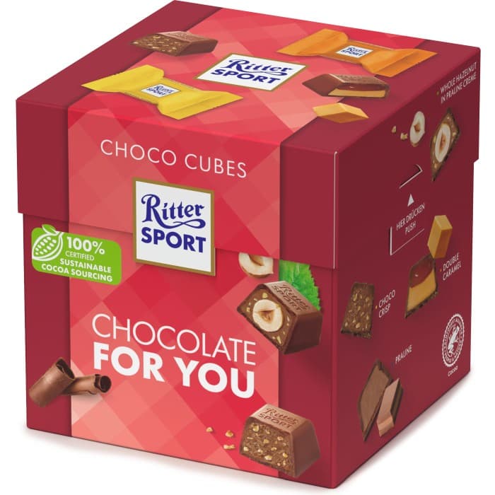 Ritter Sport Choco Cube For You Choklad 176g – från Ritter Sport – 69 kr – hos Delitea