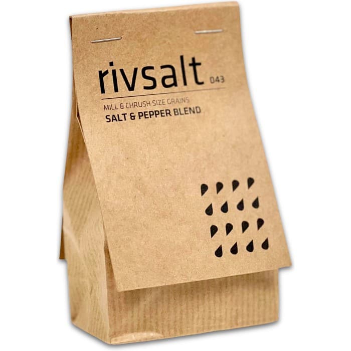 Rivsalt 043 SALT & PEPPER BLEND - Papperspåse – från Rivsalt – 122 kr – hos Delitea