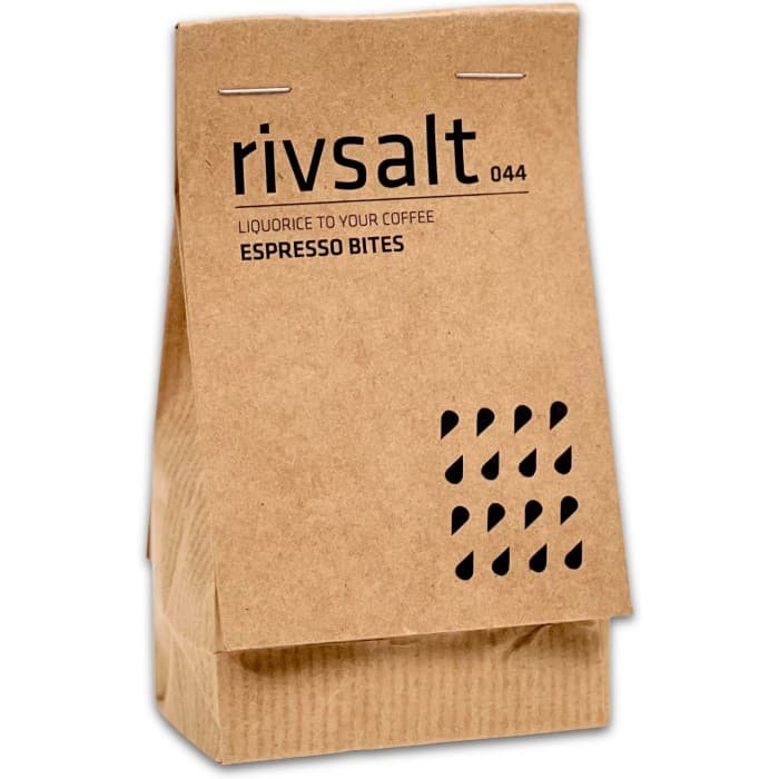 Rivsalt 044 ESPRESSO BITES - Rålakrits i Papperspåse – från Rivsalt – 69 kr – hos Delitea