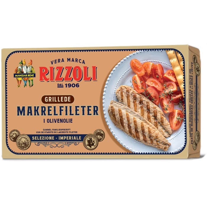 Rizzoli Grillade Makrillfileer i Olivolja 160g – från Rizzoli – 65 kr – hos Delitea