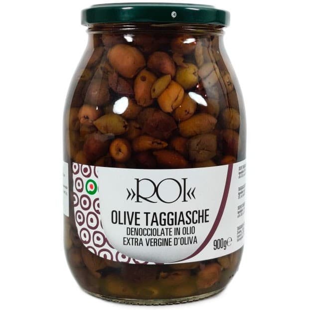 Roi Oliver Taggiasca utan Kärnor i Olivolja 900g från ROI – köp hos Delitea