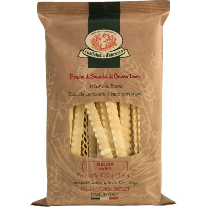 Rustichella d’Abruzzo Riccia-Mafaldine Pasta 500g – från Rustichella d’Abruzzo – 89 kr – hos Delitea