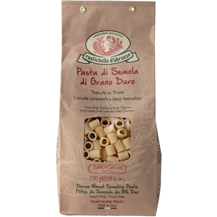 Rustichella d’Abruzzo Tubetti Rigati 500g – från Rustichella d’Abruzzo – 65 kr – hos Delitea