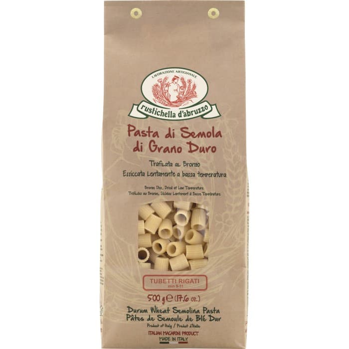 Rustichella d’Abruzzo Tubetti Rigati 500g från Rustichella d’Abruzzo – köp hos Delitea