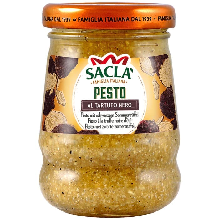 Sacla Pesto med Svart Sommartryffel 90g – från Sacla – 49 kr – hos Delitea