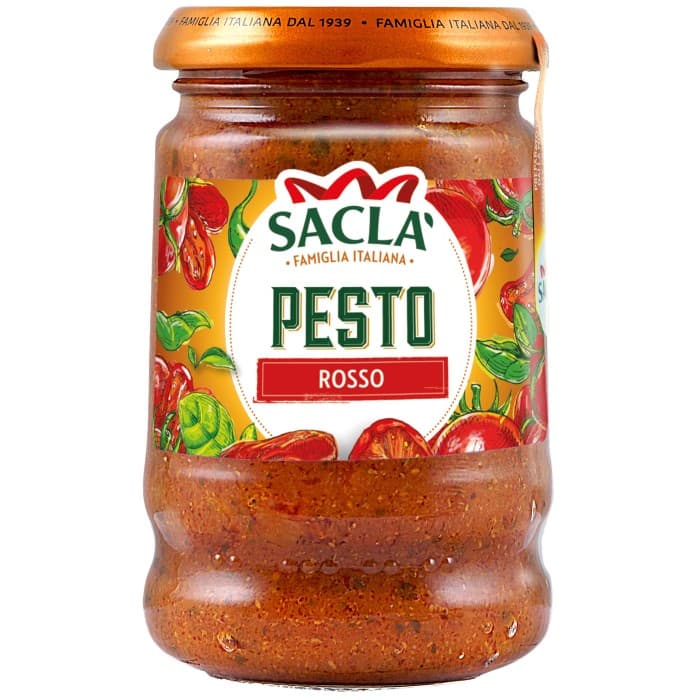 Sacla Pesto Rosso 190g – från Sacla – 49 kr – hos Delitea