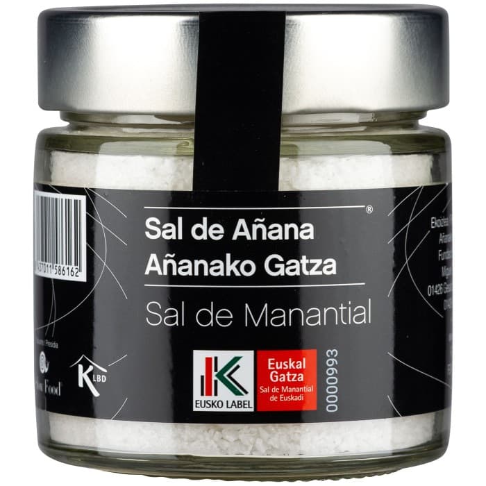 Sal de Añana Flingsalt Glasburk Eko 120g – från Sal de Añana – 95 kr – hos Delitea