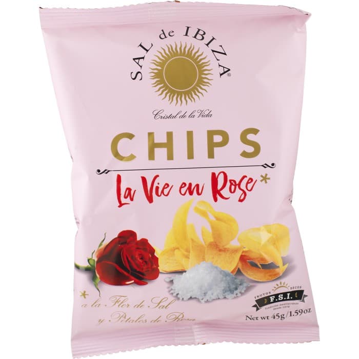 Sal de Ibiza Chips La Vie en Rose 125g – från Sal de Ibiza – 69 kr – hos Delitea