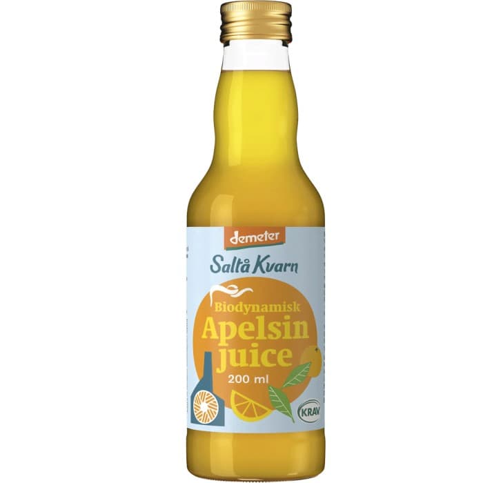 Saltå Kvarn Apelsinjuice 200ml – från Saltå Kvarn – 25 kr – hos Delitea