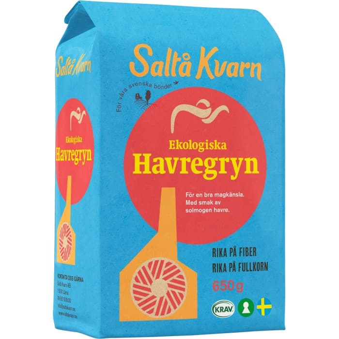 Saltå Kvarn Havregryn 650g
