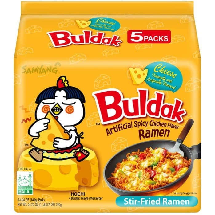 Samyang Ramen Buldak Cheese 5-pack – från Samyang – 150 kr – hos Delitea