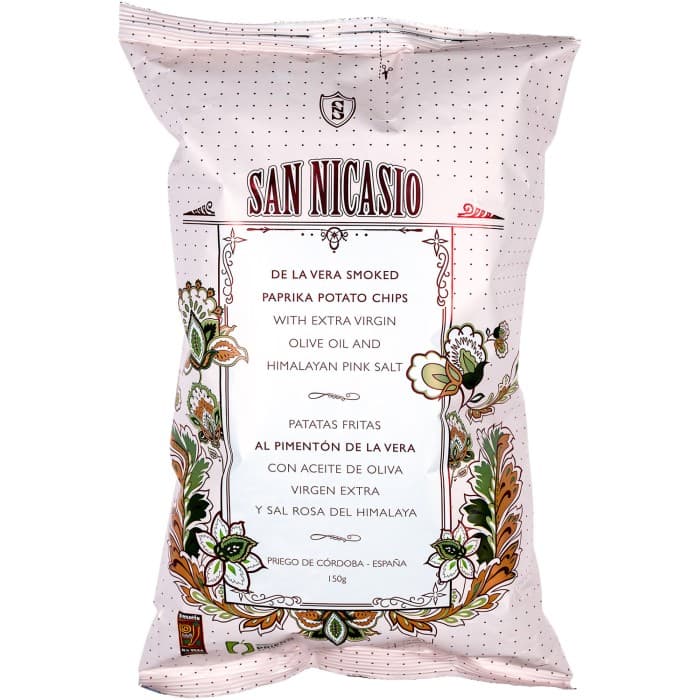 San Nicasio Chips Extra Virgin Rökt Paprika 150g – från San Nicasio – 59 kr – hos Delitea