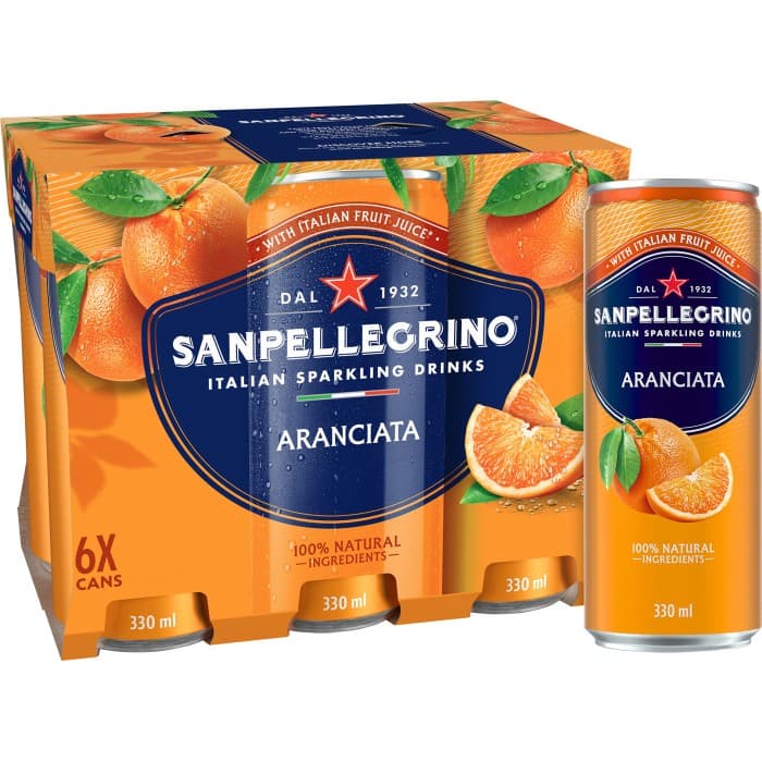 San Pellegrino Aranciata 6x33cl - från San Pellegrino - 84 kr - hos Delitea