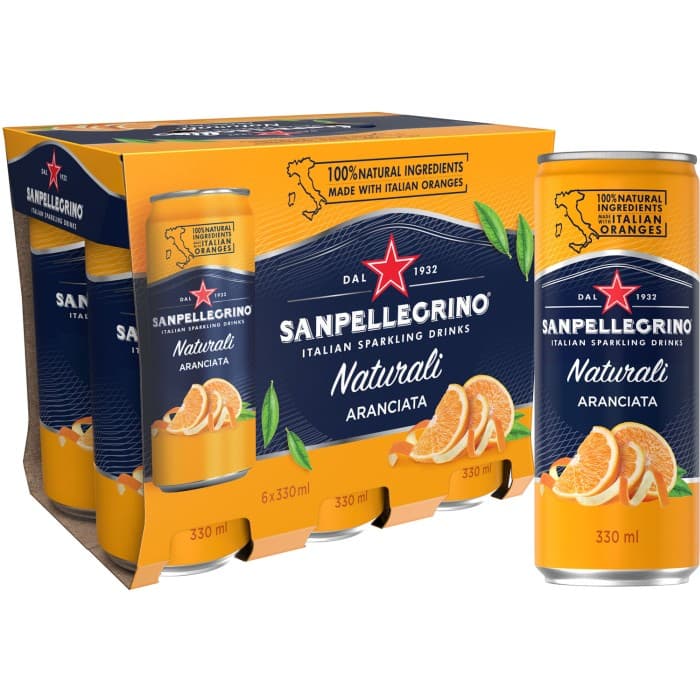 San Pellegrino Aranciata 6x33cl – från San Pellegrino – 82 kr – hos Delitea