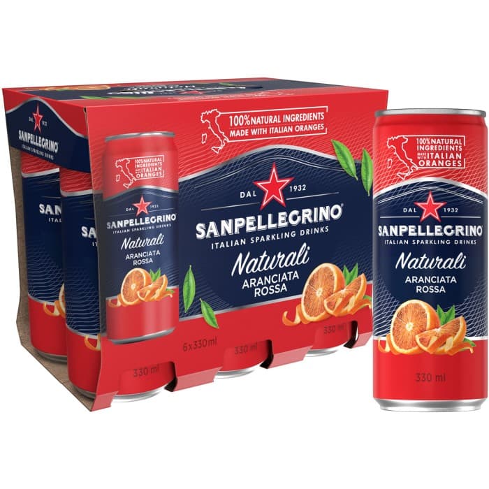 San Pellegrino Aranciata Rossa 6x33cl – från San Pellegrino – 82 kr – hos Delitea