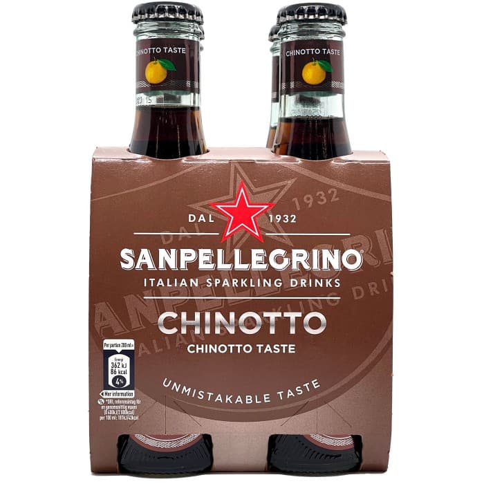 San Pellegrino Chinotto 4x20cl – från San Pellegrino – 69 kr – hos Delitea