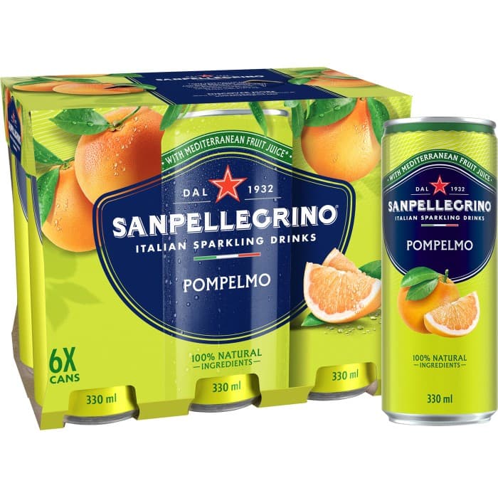 San Pellegrino Pompelmo 6x33cl - från San Pellegrino - 84 kr - hos Delitea