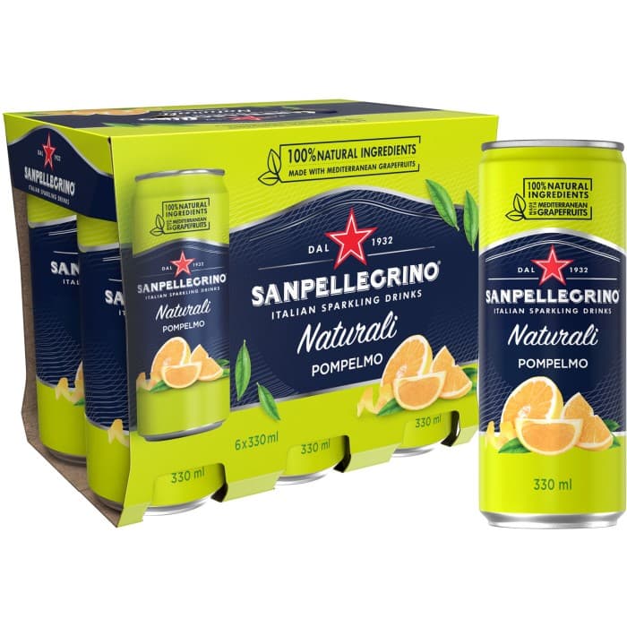 San Pellegrino Pompelmo 6x33cl – från San Pellegrino – 82 kr – hos Delitea
