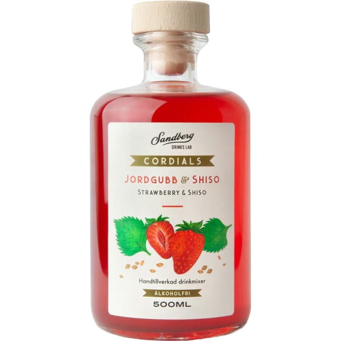 Sandbergs Drinks Lab Jordgubb & Shiso Drinkmix 500ml – från Sandberg – 219 kr – hos Delitea