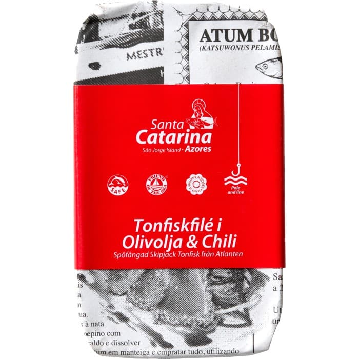 Santa Catarina Tonfisk i Olivolja & Chili 120g från Santa Catarina – köp hos Delitea