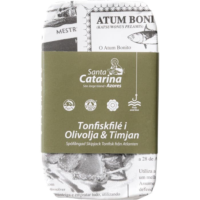Santa Catarina Tonfisk i Olivolja & Timjan 120g – från Santa Catarina – 69 kr – hos Delitea