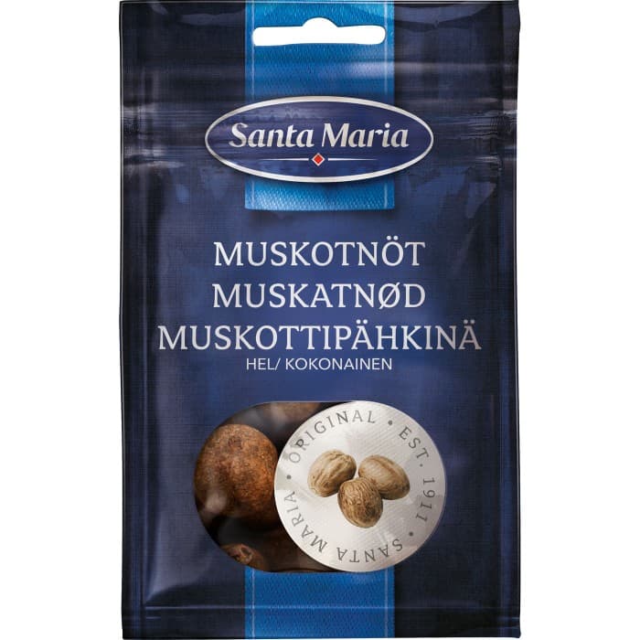 Santa Maria Muskotnöt Hel 10g – från Santa Maria – 19 kr – hos Delitea