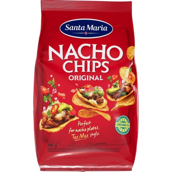 Santa Maria Nacho Chips Original 185g – från Santa Maria – 17 kr – hos Delitea