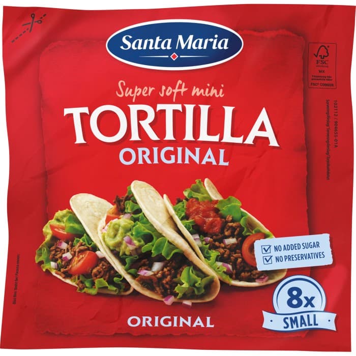 Santa Maria Original Mini Tortilla 200g