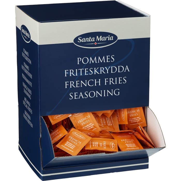 Santa Maria Pommes Friteskrydda Displaybox 1500st från Santa Maria – köp hos Delitea