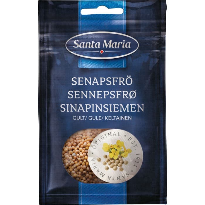 Santa Maria Senapsfrö Gult 28g – från Santa Maria – 12 kr – hos Delitea
