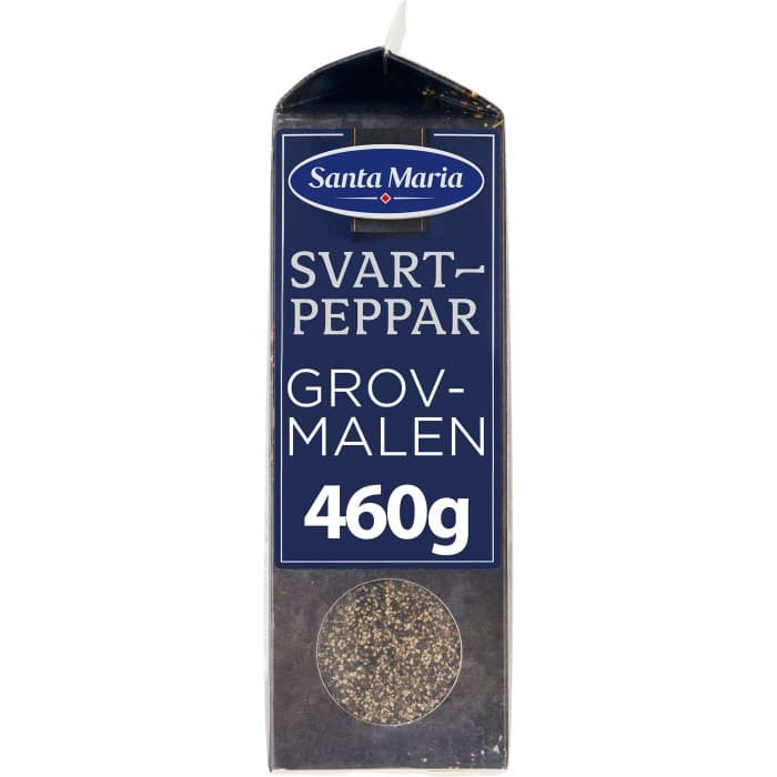 Santa Maria Svartpeppar Grovmalen 460g