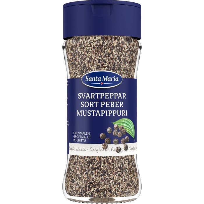 Santa Maria Svartpeppar Grovmalen 59g
