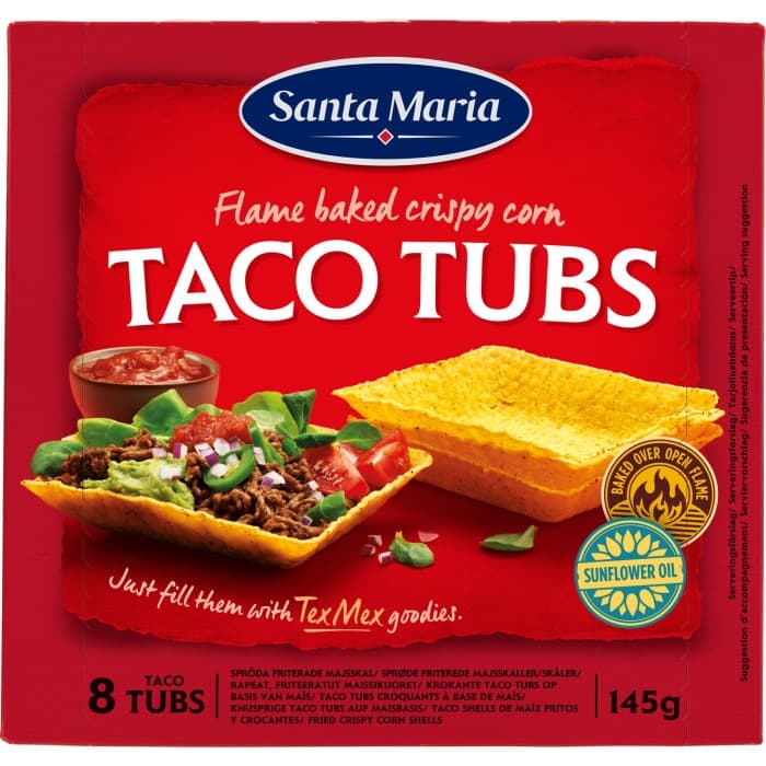 Santa Maria Taco Tubs 145g – från Santa Maria – 29 kr – hos Delitea