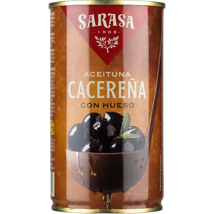 Sarasa Cacereñaoliver Svarta med Kärna 350g från Sarasa – köp hos Delitea