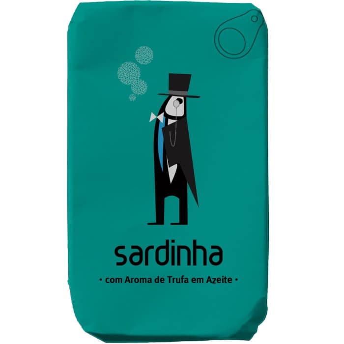 Sardinha Sardiner i Olivolja med Tryffelarom 160g – från Sardinha – 51 kr – hos Delitea
