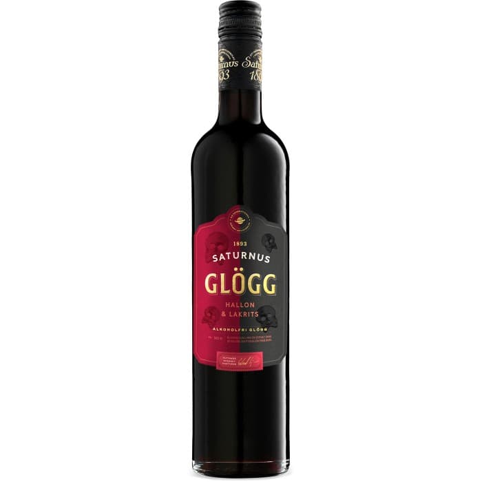 Saturnus Glögg Hallon & Lakrits Alkoholfri 50cl