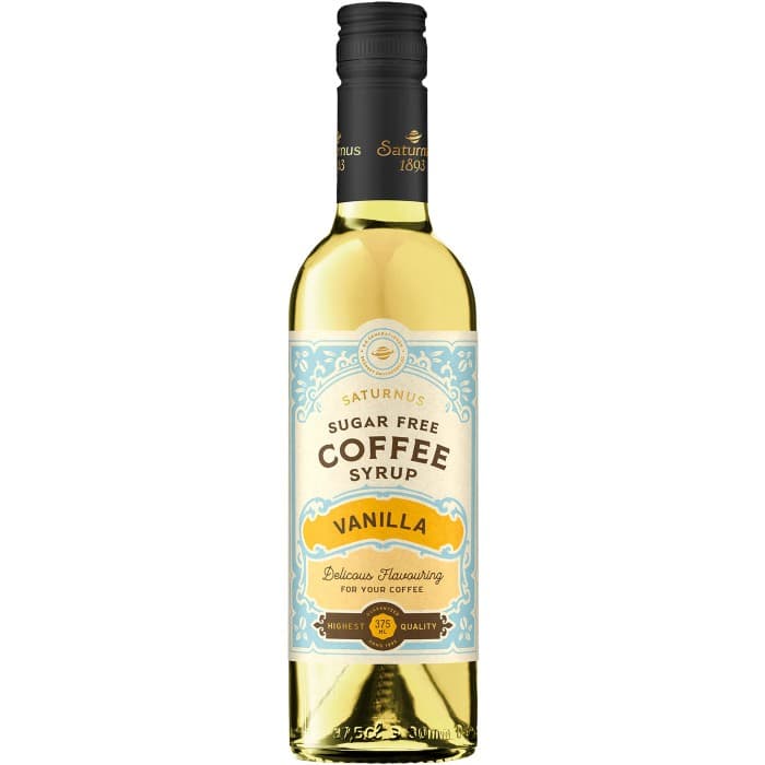 Saturnus Syrup Vanilj Sockerfri 375ml – från Saturnus 1893 – 35 kr – hos Delitea